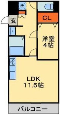 ＭＳパラッゾの物件間取画像